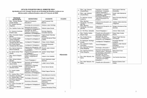 Ayudantes de profesores 2026-1